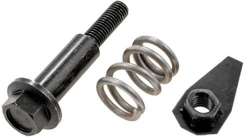 KarParts360 For Lincoln Continental 1990 1991 Exhaust Flange Hardware Kit | Steel Bolt | Black Bolt Color | 9.8 Bolt Grade | Coarse Bolt Thread Type | Includes 1 Stud, 1 Spring And 1 Hex Nut in Saudi Arabia