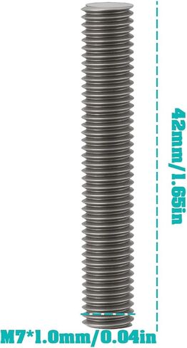 8pcs M7x1.0mm Exhaust Manifold Threaded Studs Stainless Steel Compatible with BMW M50 M52 M54 (42mm Long) in Saudi Arabia