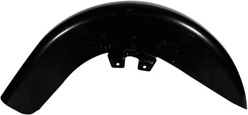 TCT-MOTORPARTS Unpainted Black Front Fender Fits for Harley Touring Road Electra Glide 1989-2013 in Saudi Arabia