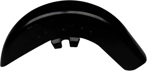 TCT-MOTORPARTS Unpainted Black Front Fender Fits for Harley Touring Road Electra Glide 1989-2013 in Saudi Arabia