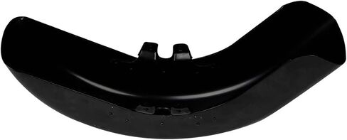 TCT-MOTORPARTS Unpainted Black Front Fender Fits for Harley Touring Road Electra Glide 1989-2013 in Saudi Arabia