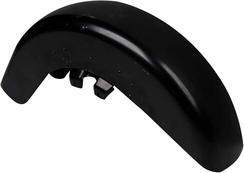 TCT-MOTORPARTS Unpainted Black Front Fender Fits for Harley Touring Road Electra Glide 1989-2013 in Saudi Arabia