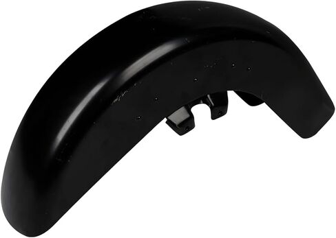 TCT-MOTORPARTS Unpainted Black Front Fender Fits for Harley Touring Road Electra Glide 1989-2013 in Saudi Arabia
