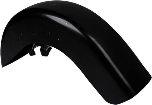 TCT-MOTORPARTS Unpainted Black Front Fender Fits for Harley Touring Road Electra Glide 1989-2013 in Saudi Arabia