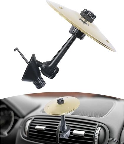 Car Cymbal,Car Accessories Mini Cars Symbol Drum Air Vent,Mini Drum Cymbal for Cars Dash,Automotive Interior Decoration Accessories,Suitable for All Auto,Trucks,SUVs Air Vents in Saudi Arabia