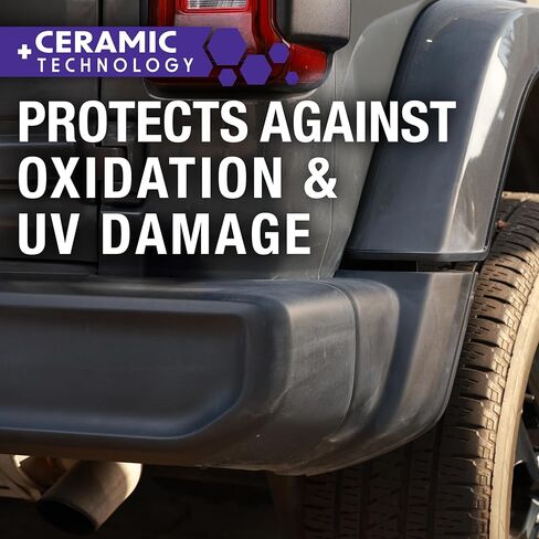 جل حماية الإطارات والحواف من نو فينيش، ملمع الإطارات ولمعان الحواف، تكنولوجيا السيراميك، مستلزمات تنظيف السيارة، 16 أونصة سائلة in Kuwait