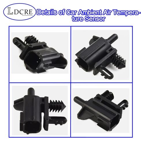 استبدال مستشعر درجة حرارة الهواء المحيط للسيارة OEM# AU5Z-12A647-B، AU5Z12A647B، ملحقات السيارة لمستشعر درجة الحرارة المحيطة الخارجية المتوافقة مع Ford Edge Explorer Lincoln in Kuwait