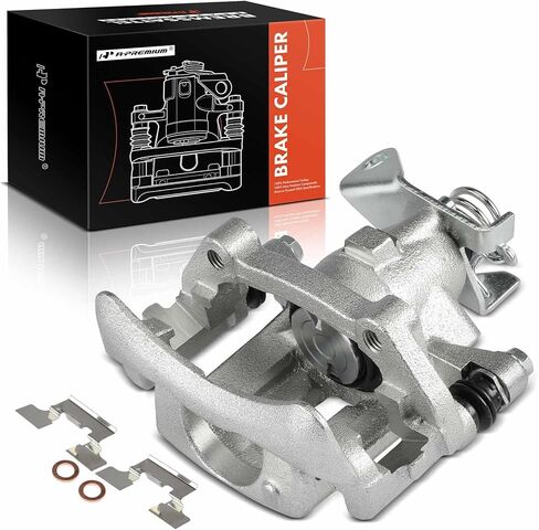 مجموعة فرجار قرص الفرامل الممتازة مع دعامة متوافقة مع Ford Thunderbird 2002-2005 وJaguar S-Type 2000-2002 وLincoln LS 2000-2002 - جانب السائق الخلفي الأيسر in Kuwait