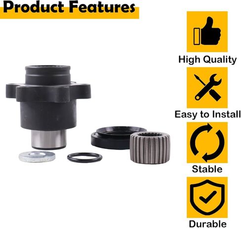 27252-115000-0000 Rear Drive Shaft Boss Kit w/Oil Seal & O-Ring Compatible with Hisun 400 500 700 UTV ATV Sector Vector Coleman Massimo Axis Cub Cadet Bennche in Kuwait