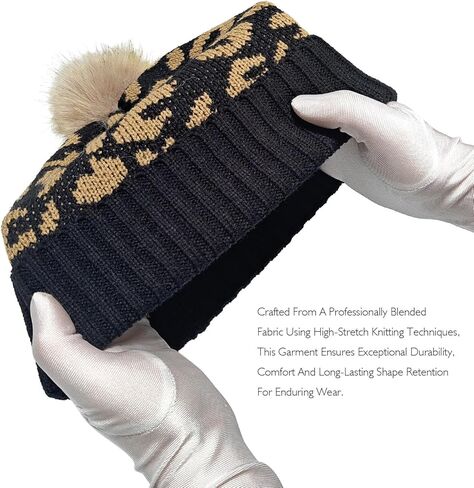 قبعة صغيرة متماسكة للنساء والرجال، قبعة شتوية دافئة على شكل نمر مع قبعة من الفرو الصناعي السميك الناعم المترهل على شكل جمجمة الثلج in Kuwait