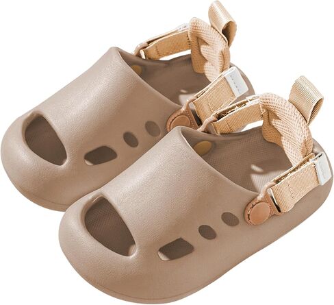 صنادل للأطفال للأولاد والبنات، أحذية صيفية للمياه للاستخدام الداخلي والخارجي وحمام السباحة على الشاطئ مع حزام خلفي in Kuwait