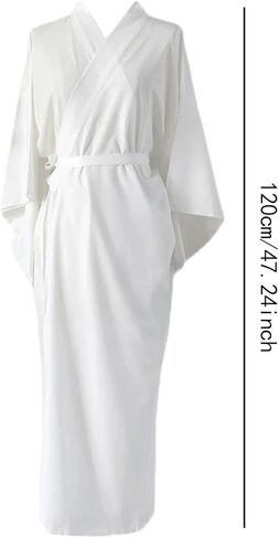 Kimono Undergarment, Long Inner Slip Dress, Universal Size, Lightweight Kimono Liner for Women, Spa Bathrobe, Adaptable for Formal Wear, Party, Hotel & Lounge in Saudi Arabia