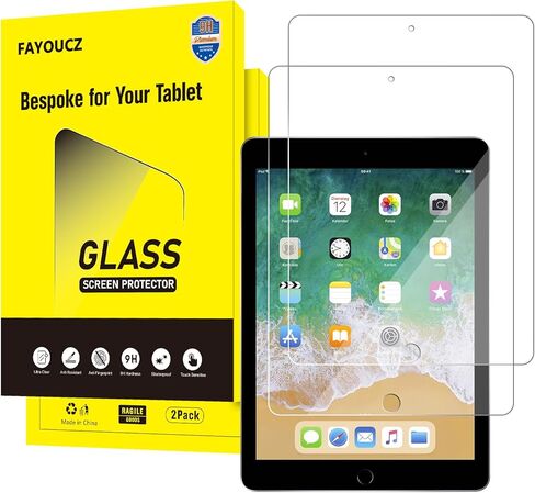 واقي شاشة FAYOUCZ مكون من قطعتين متوافق مع iPad الجيل العاشر 10.9 بوصة موديل A2696 A2757، غشاء زجاجي مقوى حساس للمس لجهاز iPad الجيل العاشر 2022 in Kuwait