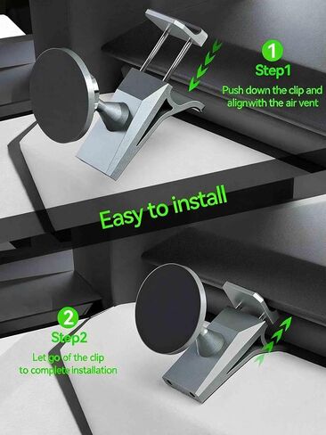 حامل هاتف Cybertruck، حامل هاتف مغناطيسي لـ Tesla Cybertruck (موديلات 2024 وما بعده) - حامل لوحة أجهزة القياس المتوافق مع Mag-Safe قابل للتعديل 360 درجة لملحقات Tesla Cyber ​​Truck in Kuwait