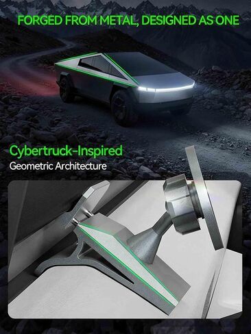حامل هاتف Cybertruck، حامل هاتف مغناطيسي لـ Tesla Cybertruck (موديلات 2024 وما بعده) - حامل لوحة أجهزة القياس المتوافق مع Mag-Safe قابل للتعديل 360 درجة لملحقات Tesla Cyber ​​Truck in Kuwait