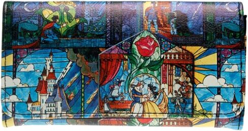 Beauty and The Beast Trifold Womens Hand Purse Clutch Wallet in Saudi Arabia