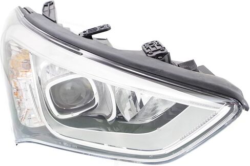 مجموعة المصابيح الأمامية البديلة جانب الركاب (الأيمن) تناسب Hyundai Santa Fe Sport 2.0L Turbo 2013-2014 in Kuwait
