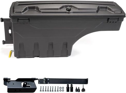 PIT66 Lockable Truck Bed Storage Toolbox, Compatible With Toyota Tundra 2007-2021, Rear Box, Drawer Left Driver Side in Saudi Arabia