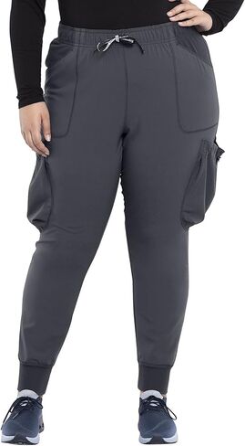 Cherokee iFlex CKK150 Uptown High Rise Jogger by Katie Duke Pewter XS in Saudi Arabia