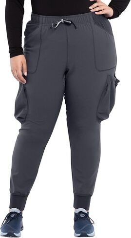 Cherokee iFlex CKK150 Uptown High Rise Jogger by Katie Duke Pewter XS in Saudi Arabia