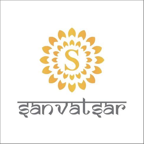 Home White Golden Lotus 4 Inch Set of 12 Wooden Cutout DIY Rangoli Kit | Decorations for Diwali, Dusshera Wedding Rangoli, Pooja, Decorations, Festival Gift (Yellow) in Saudi Arabia