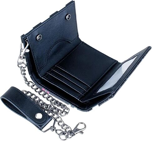 TCB Creations Classic Cartoon Invader Villain Zim and Gir Characters Trifold Chain Wallet in Saudi Arabia