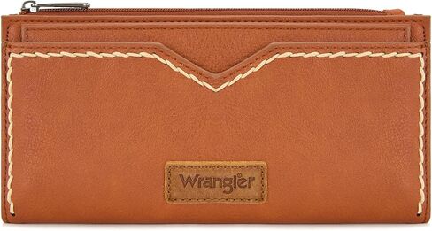 Montana West Wrangler Women's Wallets Bifold RFID Blocking Wallets for Women Clutch Crdeit Card Holder with Zipper Coin Pockets Pink WG377-W213PK in Saudi Arabia