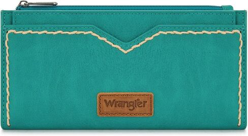 Montana West Wrangler Women's Wallets Bifold RFID Blocking Wallets for Women Clutch Crdeit Card Holder with Zipper Coin Pockets Pink WG377-W213PK in Saudi Arabia