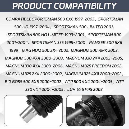 Petcock Fuel Shutoff Valve 3 Way Gas Shut Off Valve Fuel Petcock Valves Switch For Polaris Twin Magnum Trail Boss 325 330 500 7052161 ATV Sportsman 335 400 600 700 Replacement 5432559 7052161 in Saudi Arabia