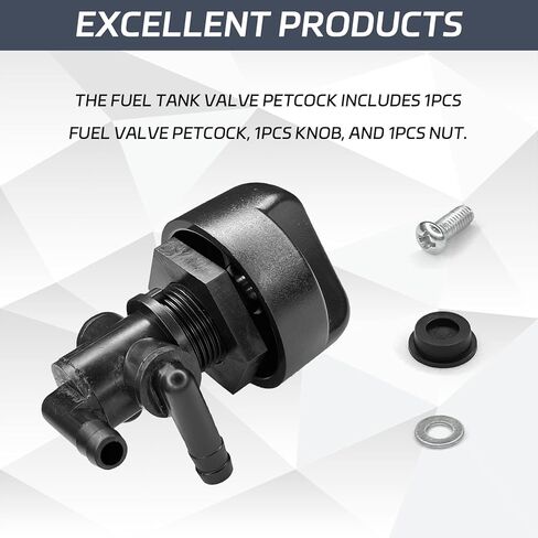Petcock Fuel Shutoff Valve 3 Way Gas Shut Off Valve Fuel Petcock Valves Switch For Polaris Twin Magnum Trail Boss 325 330 500 7052161 ATV Sportsman 335 400 600 700 Replacement 5432559 7052161 in Saudi Arabia