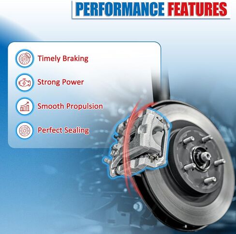 مجموعة فرجار الفرامل مع زوج دعامة أمامية متوافقة مع 2007-2016 Honda CR-V 2005-2010 Honda Odyssey 2007-2012 RDX 2012-2015 Honda Crosstour قرص الفرامل الفرجار 19B2959 19B2958 in Kuwait