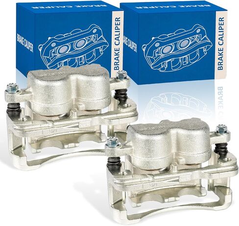 مجموعة فرجار الفرامل مع زوج دعامة أمامية خلفية متوافقة مع شيفروليه 2003-2005 أسترو إكسبريس 2500 2000-2006 تاهو سوبربان 1500 سيلفرادو 1500 فرجار قرص الفرامل 18B4728 18B4729 in Kuwait