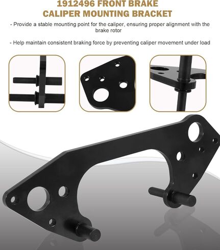 1912496 Front & 1912035 M-Type Rear Brake Caliper Mounting Bracket for 2014-2017 Polaris Ranger Crew 900 RZR XP 4 1000 Braking System in Saudi Arabia