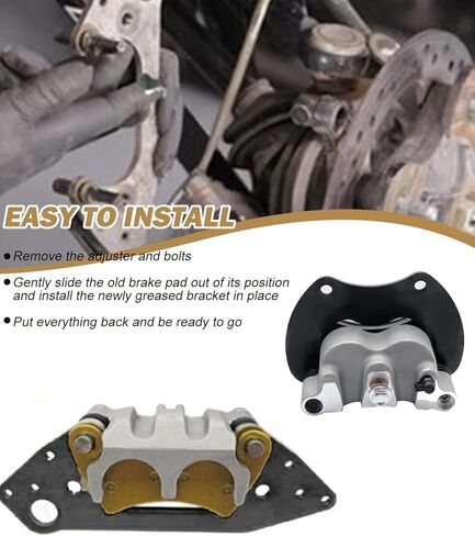 1912496 Front & 1912035 M-Type Rear Brake Caliper Mounting Bracket for 2014-2017 Polaris Ranger Crew 900 RZR XP 4 1000 Braking System in Saudi Arabia