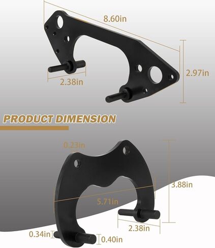 1912496 Front & 1912035 M-Type Rear Brake Caliper Mounting Bracket for 2014-2017 Polaris Ranger Crew 900 RZR XP 4 1000 Braking System in Saudi Arabia