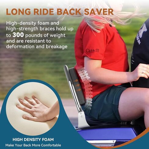 25" Detachable Sissy Bar Backrest for Harley Davidson Touring, Chrome Heavy Duty Steel Passenger Backrest Compatible with Street Glide/Road Glide/Road King/Electra Glide 2009-2024 in Kuwait