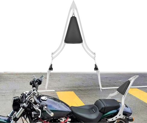 مسند ظهر للدراجة النارية من سيسي بار سريع الإصدار مريح للركاب مناسب لدراجات Harley Softail Fat Boy FLFBS 2018-2023 اندلاع FXSB 2013-2023 in Kuwait