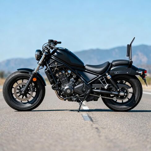 مسند ظهر للركاب الخلفي مقاس 16 بوصة، مسند ظهر سريع التحرير يناسب هوندا CMX100، أسود in Kuwait