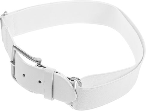 Alipis Elastic Baseball Belt for Men Women Youth, White Stretch Softball Belt with Elastic Fabric, Adjustable Outdoor Sports Waistband for Softball and Baseball Uniforms in Saudi Arabia