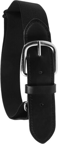 Ciieeo Youth Baseball Belt Elastic Nylon Softball Belt Adjustable Black Unisex Sports Waistband for Boys Team Sports in Saudi Arabia