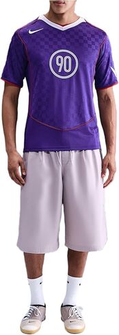 قميص كرة القدم توتال 90 Dri-FIT بأكمام قصيرة للرجال من نايكي (أرجواني/أبيض/أحمر/أبيض) in Kuwait