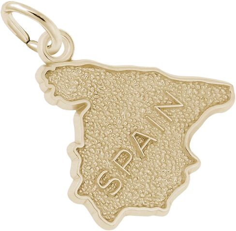 10k Yellow Gold Spain Charm, Charms for Bracelets and Necklaces in Saudi Arabia