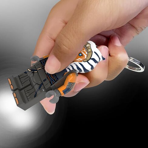 LEGO Star Wars The Mandalorian Keychain Light - Ahsoka Tano (KE245H), Large 3 Inch Tall Figure in Saudi Arabia