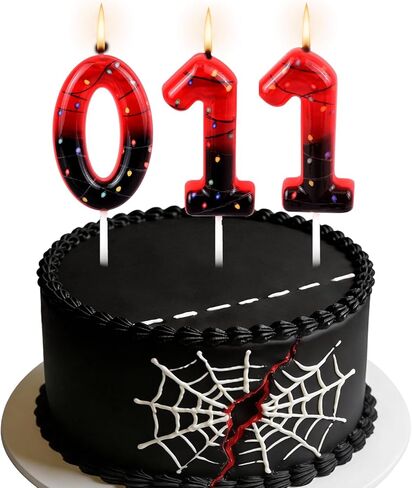 011 شمعة عيد ميلاد، شمعة زينة للحفلات ذات طابع غريب، ديكورات حفلات أعياد الميلاد، أحد عشر مستلزمات الحفلات، عدد هدايا ديكور الحفلات in Kuwait