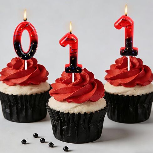 011 شمعة عيد ميلاد، شمعة زينة للحفلات ذات طابع غريب، ديكورات حفلات أعياد الميلاد، أحد عشر مستلزمات الحفلات، عدد هدايا ديكور الحفلات in Kuwait