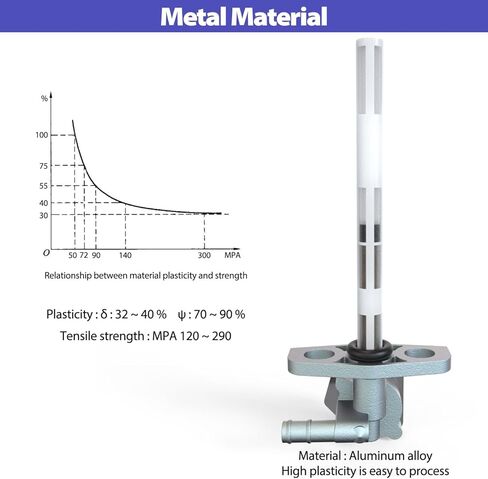 صمام الوقود بيتكوك مع رافعة لهوندا ريكون 250 1997-2024 رانشر 350 400 420 فورمان 400 450 روبيكون 500 TRX250 TRX350 TRX400 TRX420 TRX450 TRX500 مفتاح إيقاف الخزان 16950-HN7-003 16950-HM8-003 in Kuwait