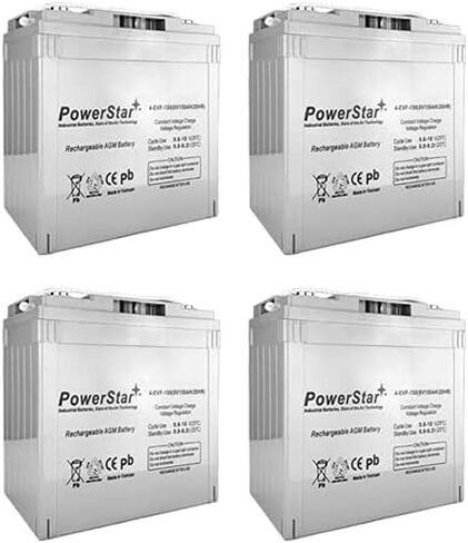 PowerStar Sealed Battery for Group GC8 Industrial Batteries – 4 Pack in Saudi Arabia