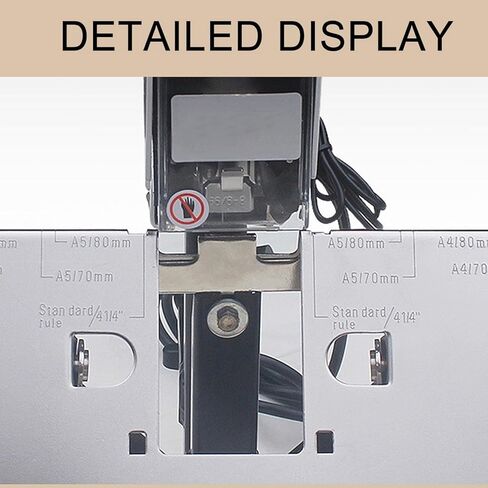 Electric Staplers for Desk, Flat Saddle Binder Stitcher Equipped Stapler with 1~9 Levels Binding Pressure Knob, Foot Pedal Switch, Thickness 30 Sheets, 100 mm Nailing Depth in Kuwait