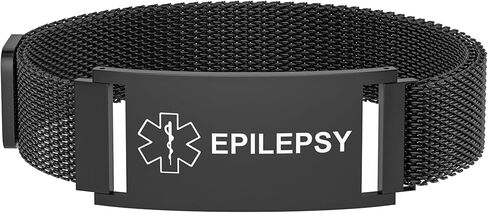 Medical Alert Bracelet for Women Men, Medical Alert ID Adjustable Wristband for Diabetic D.N.R Pacemaker Epilepsy in Saudi Arabia