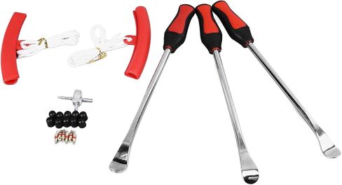 POCREATION Steel Tire Spoon Tool Set, HighStrength Tools with Tire Protectors, Efficient Changing Kit for Motorcycles and Dirt Bikes in Saudi Arabia